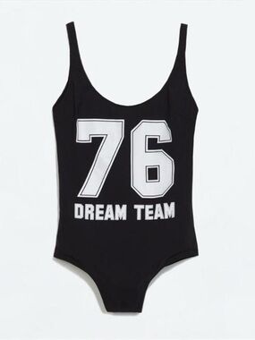 ZARA one piece sporty swimsuit/bodysuit size small